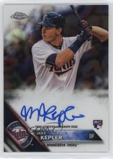 2016 Topps Chrome Rookie Auto Max Kepler #RA-MK Auto 5w7