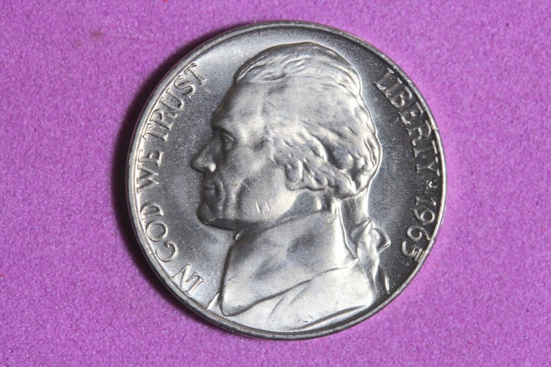ESTATE FIND 1965 JEFFERSON NICKEL #K61460