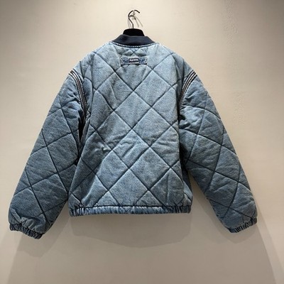 Supreme Zip Off Sleeve Quilted Bomber Jacket Denim - 25FW # | eBay
