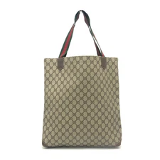 GUCCI Unknown Old Gucci GG Plus Webbing Line Tote Bag Back Bag Tote Bag GG Supre