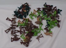 Large Lot Greenbrier International Other Brands Plastic Toy Soldiers 2" Army Men