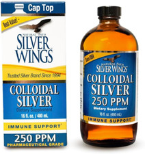 Colloidal Silver Liquid - Enhanced Immune Support Supplement - 250Ppm 1250Mc...