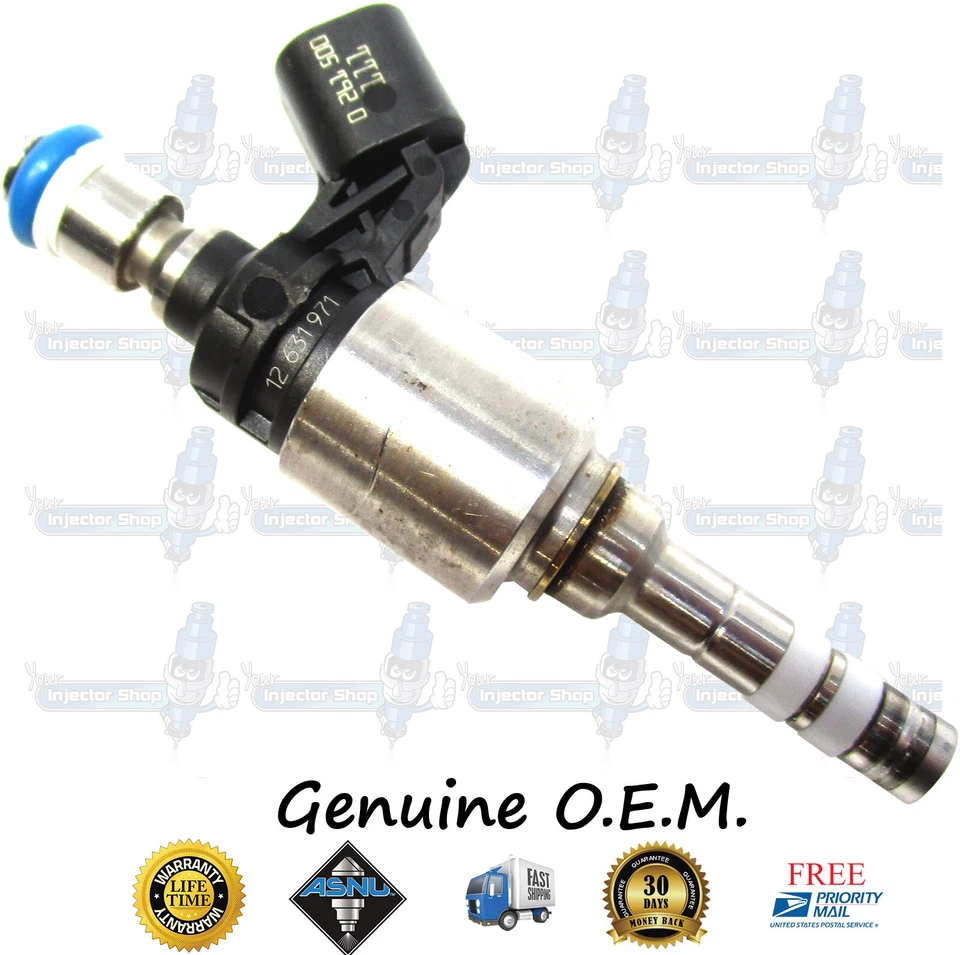 Оригинальные топливные форсунки Reman Buick Regal 2014-17 Direct GDI 2,0 л DOHC 4x 12631971 - Изображение 3 из 4