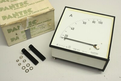 PANTEC CDE144 0-100A 138x138mm Anzeige Amperemeter Messgerät 3.CDE 144