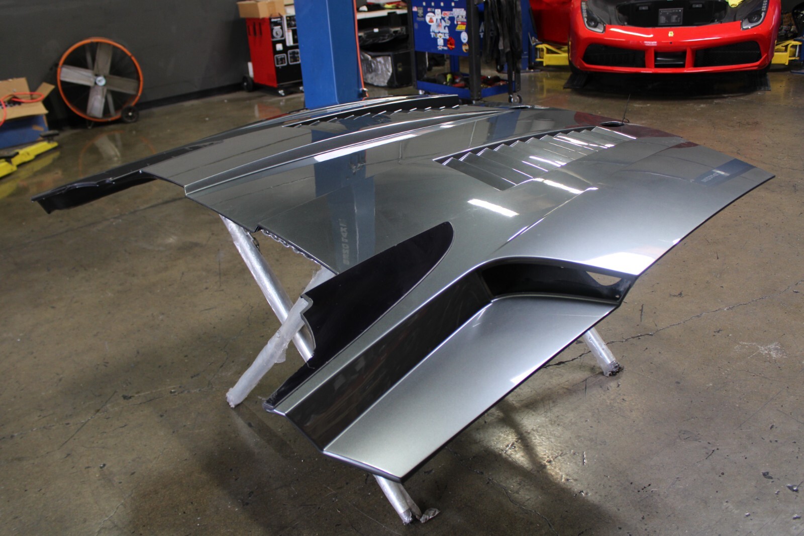Lamborghini Gallardo, Spyder, Carbon Fiber Decklid, Used, P/N 407827023