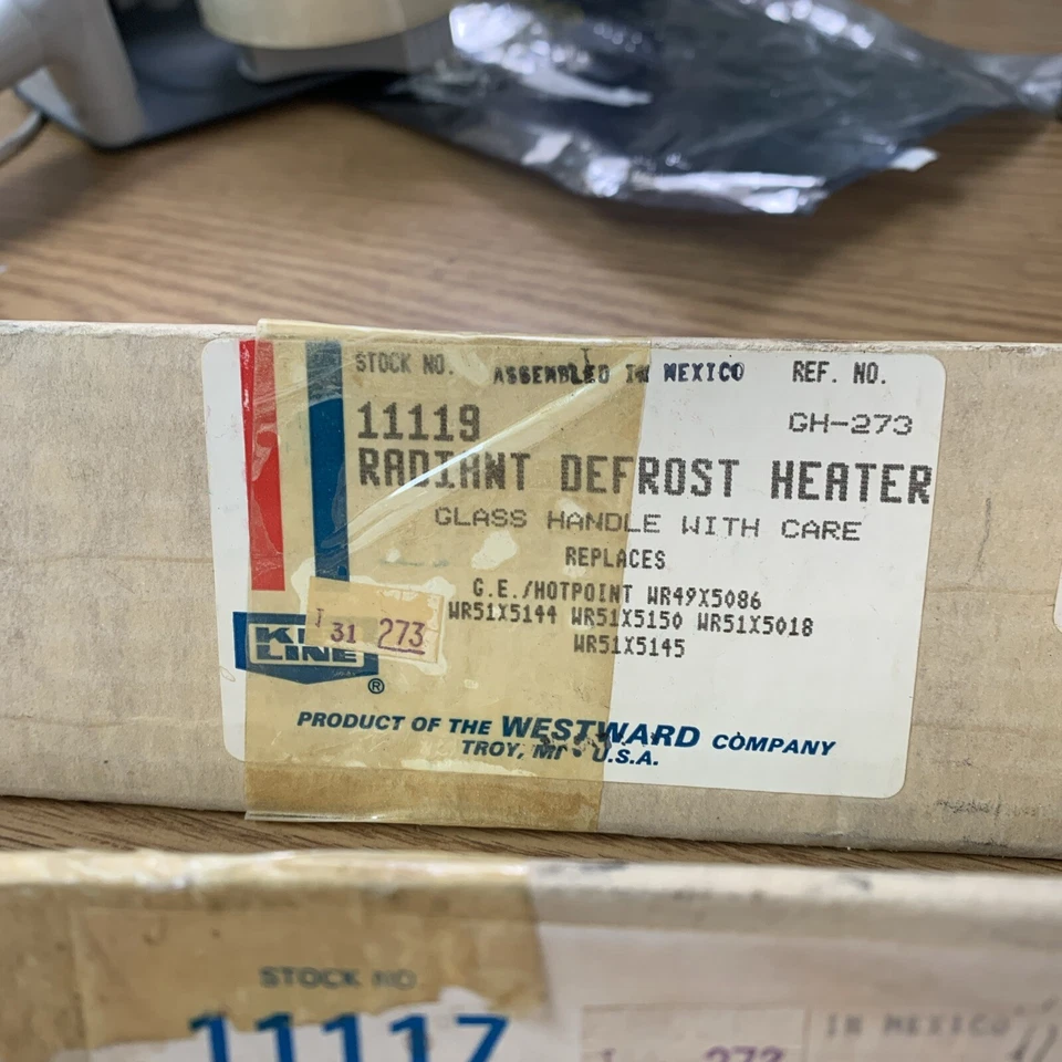 11117/11119 Keyline Calentador Descongelación Radiante Caja Abierta Ver Fotos Foto 3 de 4