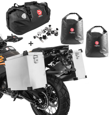 Alukoffer M5 2x35l für Ducati Scrambler Full Throttle + Hecktasche