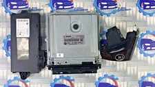 OEM BMW E70 X5 N57 3.0d 2011 ENGINE CONTROL UNIT ECU SET WITHOUT KEY 8506570