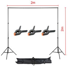 Photography Studio Background Support Stand Backdrop Photo Kit with Carry Bag