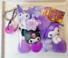 Kuromi Sanrio gacha stuffed mini pouch mascot pouch purple From JP