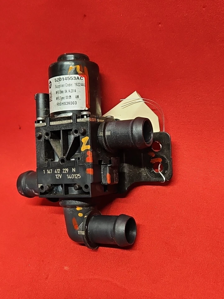 2015 Fiat 500e EV Electric 3-Way Coolant Water Pump Valve 52014553AC - 52k MILES - Image 4 of 4