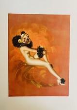 “Pierrette” by Billy Devorss Vintage Pin-Up Print.  9”x12”