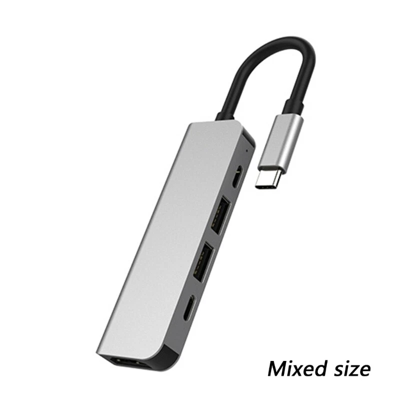 USB HUB Adapter to 2x USB TypeC Splitter Support PD60W