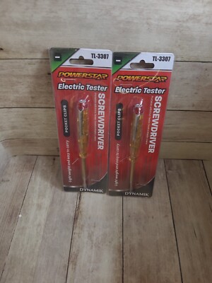 2pc Digital Tester Electric tester Screwdriver Probe Test Pen w/ Indicator Light