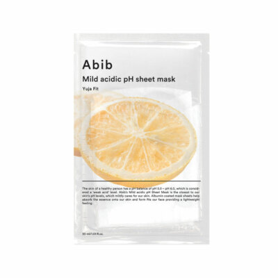 [ABIB] Mild Acidic pH Sheet Mask Yuja Fit - 1pack(10pcs) / Free Gift