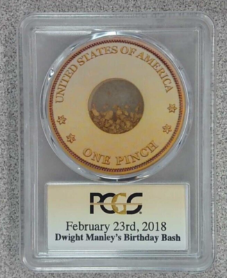 PCGS 1857 SS Central American Shipwreck of California Pinch of