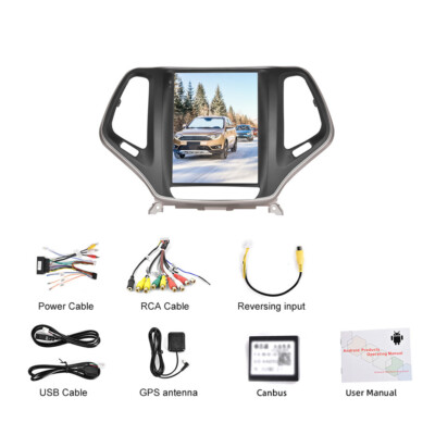 9.7in Android WiFi Radio For Cherokee 13-20 GPS GPS Navi