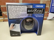 Carson DR-300 ezRead Electronic Reading Aid Magnifier Project to Television 