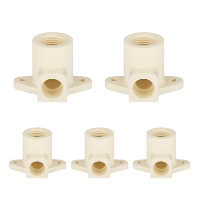5 Pack EFIELD CPVC Fittings, 1/2'' FIP x 1/2'' Socket CTS CPVC Drop Ear Adapter