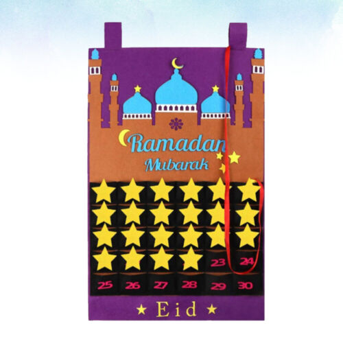 Hängen Fühlte Countdown Hochzeit Countdown Zeichen Ramadan Geschenke Für Kinder - Bild 5 von 11