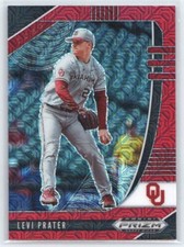 2020 Panini Prizm Draft Picks Levi Prater #PDP93    Red Mojo Oklahoma Sooners
