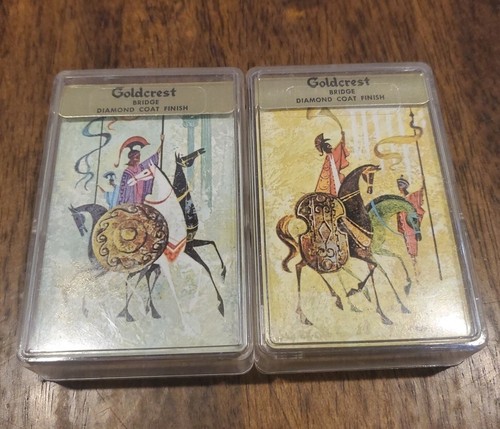 Nuevo conjunto de 2 tarjetas de abrigo de diamante Goldcrest Bridge acabado acrílico transparente - Imagen 5 de 20