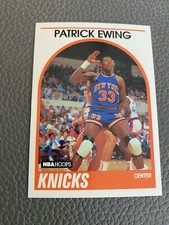 Patrick Ewing 1989 Hoops #80 Card  New York Knicks