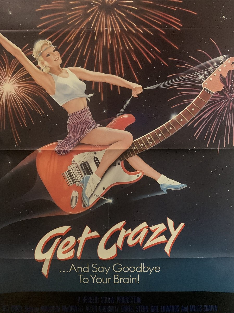 Thatʼs A Crazy One 写真集 90s 希少 GET CRAZY Original One Sheet Movie Poster - 1983 - McDowell | eBay