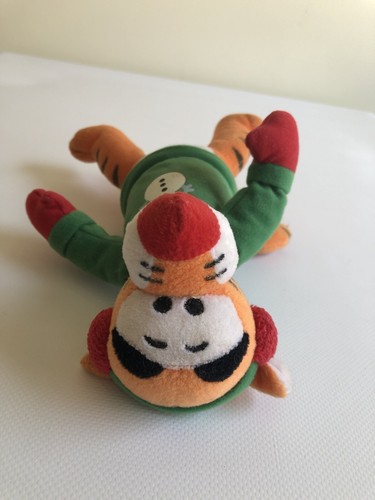 Disney Store TIGGER the tiger Plush with Snowman Xmas Sweater 9 1/2” - Picture 4 of 8