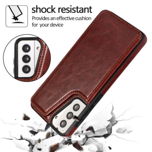 Leather Card Slot Wallet Case Cover Kickstand For Samsung Galaxy A13 A33 A53 A73 - Picture 18 of 81