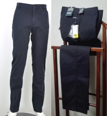 PANTALONE NAVIGARE UOMO BLU SCURO TG. 46 COTONE A COSTE STRETCH | eBay