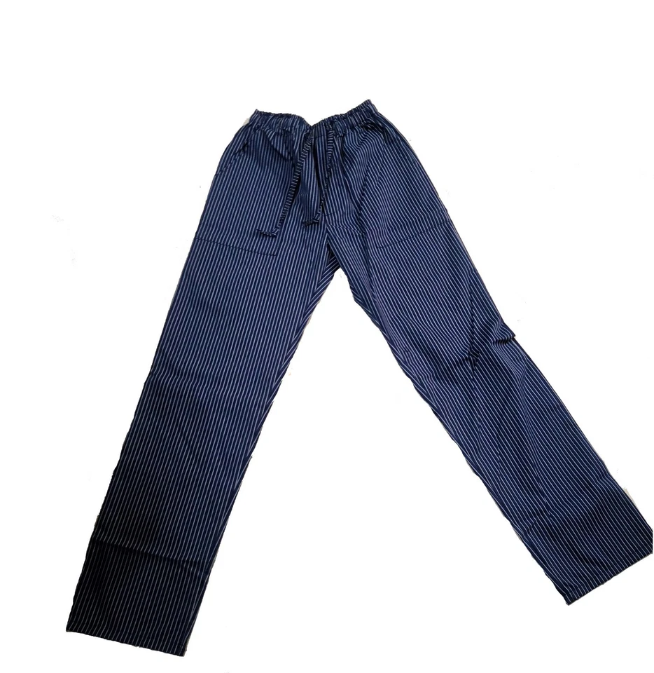 Pantaloni da Cuoco,UNISEX, Chef, Pizzaiolo, Pasticciere,Panettiere,Cotone - Immagine 2 di 2