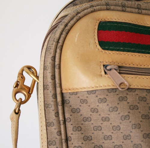 GUCCI GG Sherry Line Vintage Luggage,Travel Bags,suit case - Picture 8 of 16