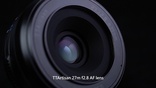 US TTartisan AF 27mm F2.8 Autofocus Lens For Fuji X Mount Camera X-A5 X-A7 XT1 - Video 1 of 1