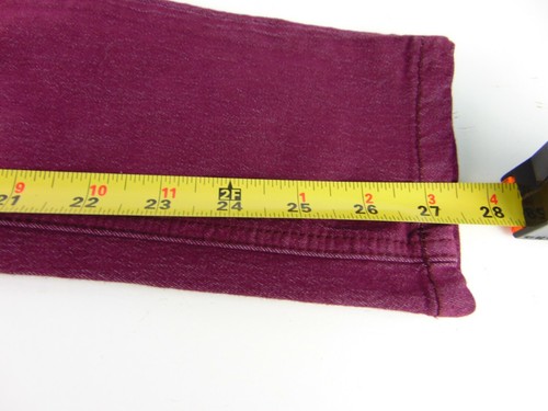 Jeans HY Harley viola skinny elasticizzato alla caviglia taglia 5 nuovo con etichetta - Foto 8 di 10