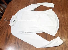 Horse Pilot, New, Aerolight long sleeve show shirt, White, Large $190 b