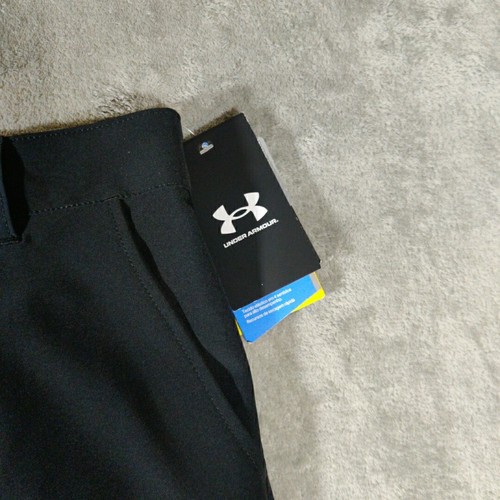 Under Armour Shorts Boys 16 Black Performance Quick-Dry Sportswear Activewear - Picture 4 of 9