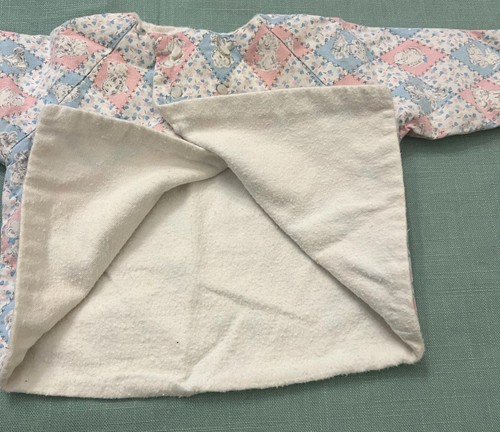 2 Tops Vintage Bebés - Encaje Crudo y Azul Rosa - Circa 1950 Excelente - Imagen 6 de 12
