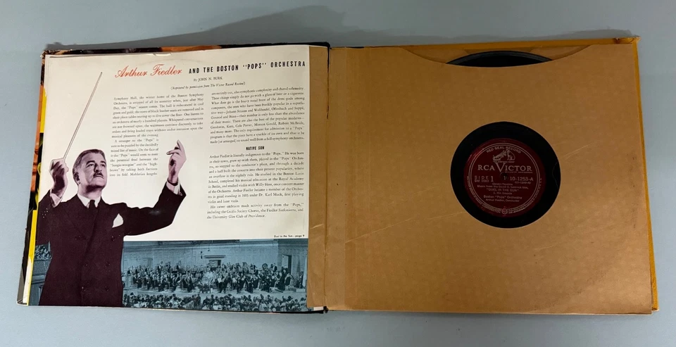 Vintage Duel In The Sun 78 rpm 4 Record Album 1946 Gregory Peck Jennifer Jones - Image 4 of 4