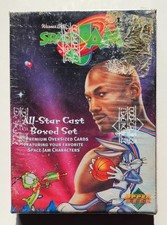 Michael Jordan Space Jam All-Star Cast Boxed Set Factory Sealed Jumbo Cards READ