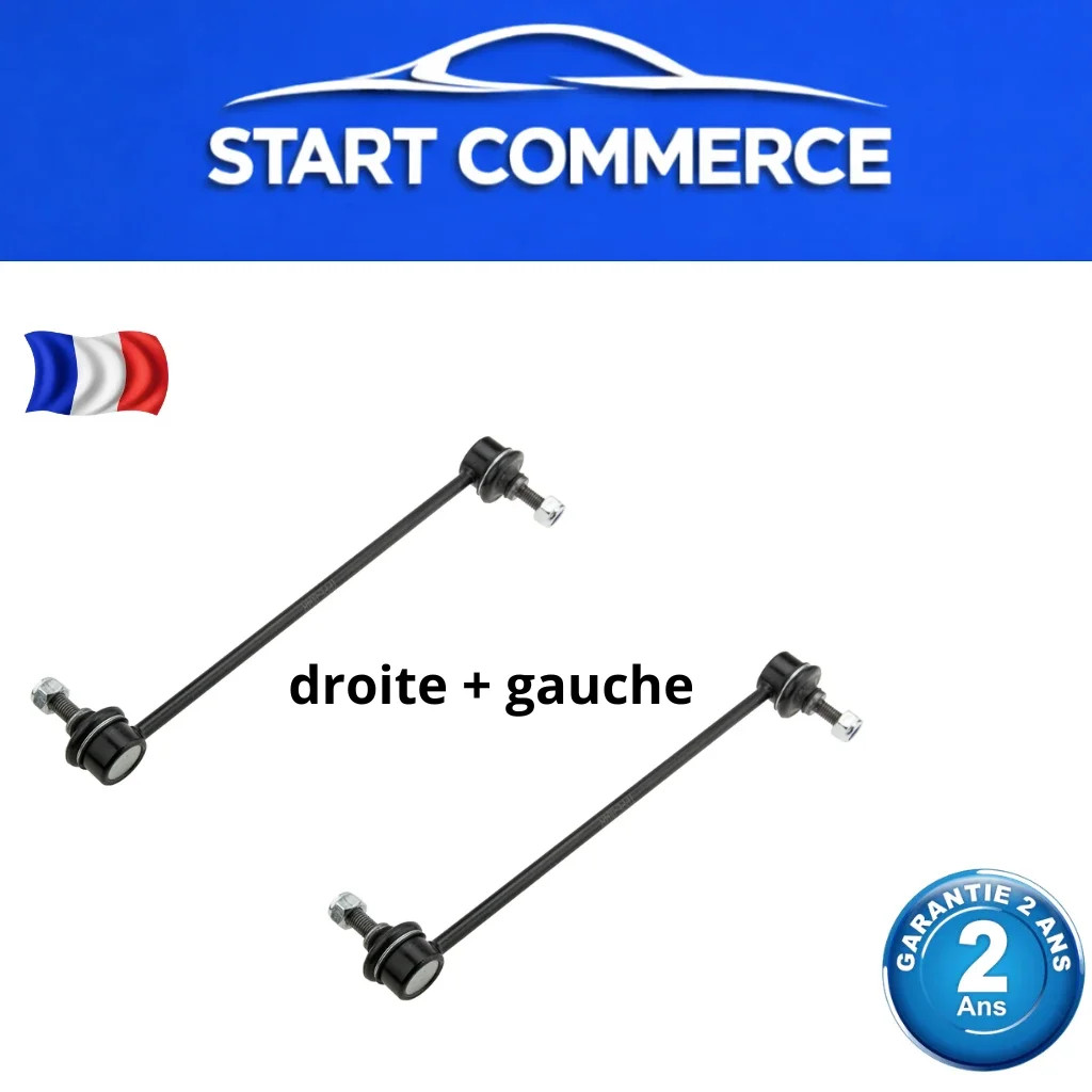 Biellettes de barre stabilisatrice pour corriger le roulis et l'usure des pneus PSA