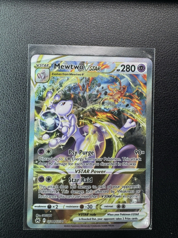 Pokemon Mewtwo VSTAR GG44/GG70 Crown Zenith: Galarian Gallery - NEAR MINT