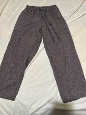 Lululemon Dance Studio Crop Gray heathered Pants Capri Joggers Size 8
