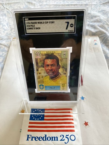 1994 Panini World Cup Story #38 PELE SGC 7 Sonric’s Back