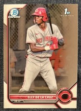 Topps 2022 Bowman Chrome Elly De La Cruz 1st Bowman Prospect #BCP-50 Reds