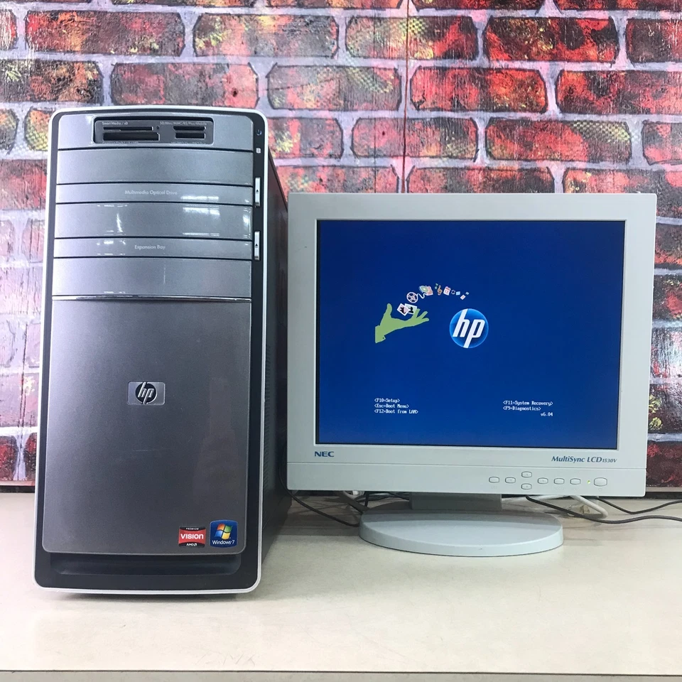HP Pavilion PC for Retro Gaming AMD Phenom 2.80GHz 8GB RAM (Windows 7 64-Bit) - Image 2 of 4