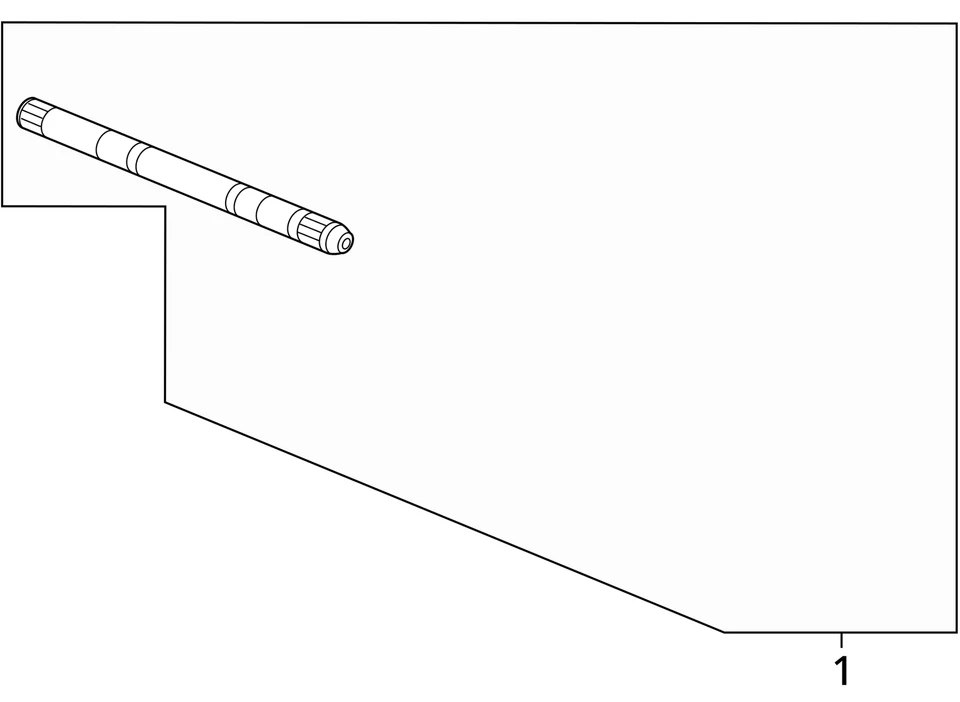 2019-2021 Chevrolet Malibu Axle Shaft Front Driver Cv C/v YOAAC - Image 4 of 4