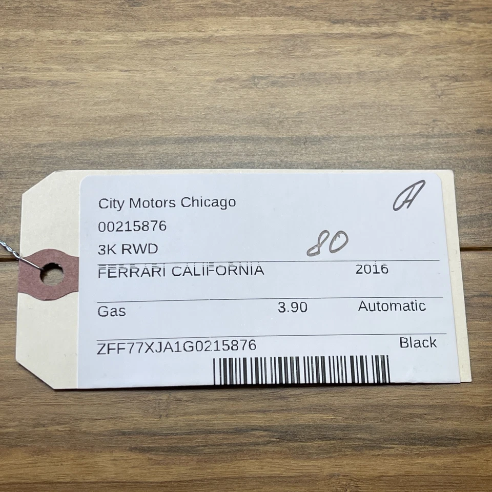 Conjunto completo portavasos Ferrari California T 2014-2018 negro OEM Foto 2 de 4