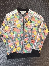 Adidas Girl's Sz XL Floral Print SST Track Jacket  Ls