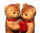 Vintage LUCY AND ME Valentine BEARS FIGURINE Love HEARTS Lucy Rigg 1980 ENESCO — photo 8